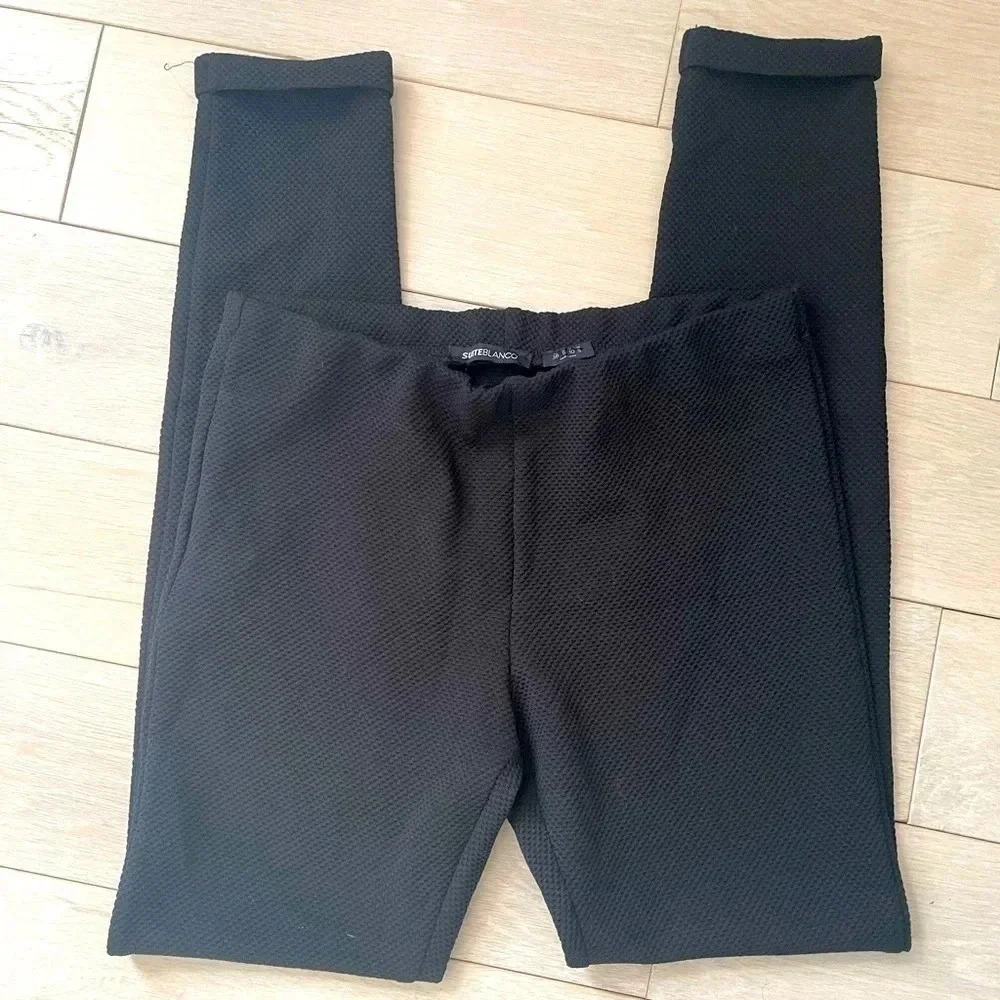 𝅺suite blanco‎ rigged cuffed leggings